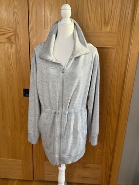 Converse Light Gray Full-Zip Women's Utility Jacket